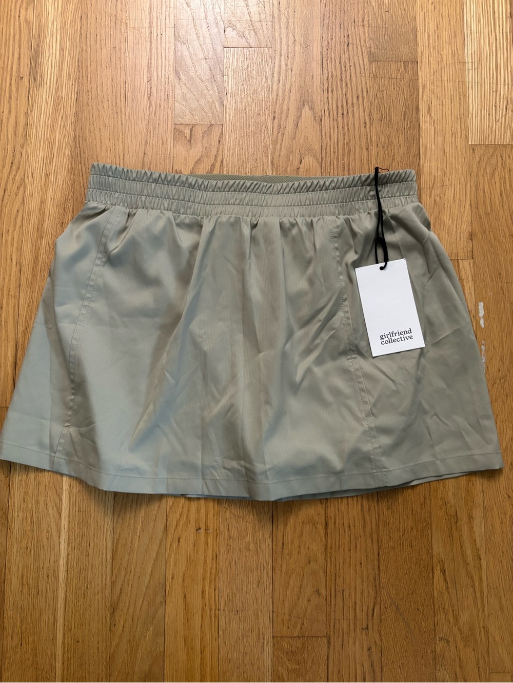 Girlfriend Collective Sage Green Skort